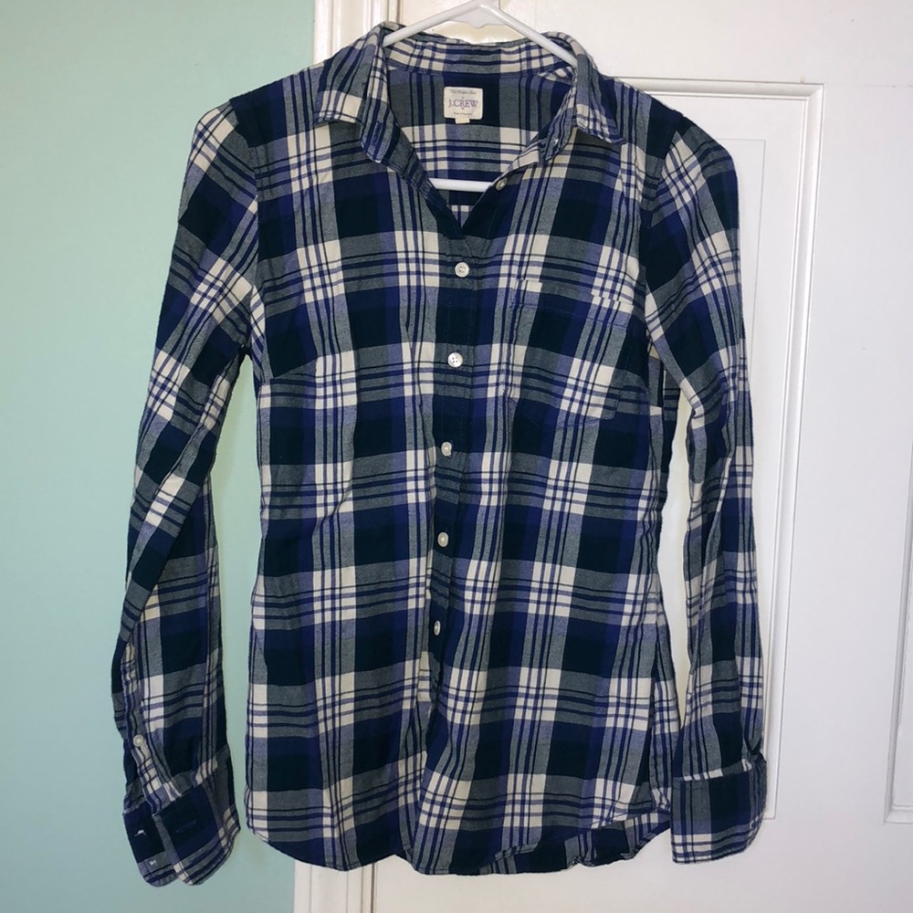 J. Crew “the perfect shirt” flannel